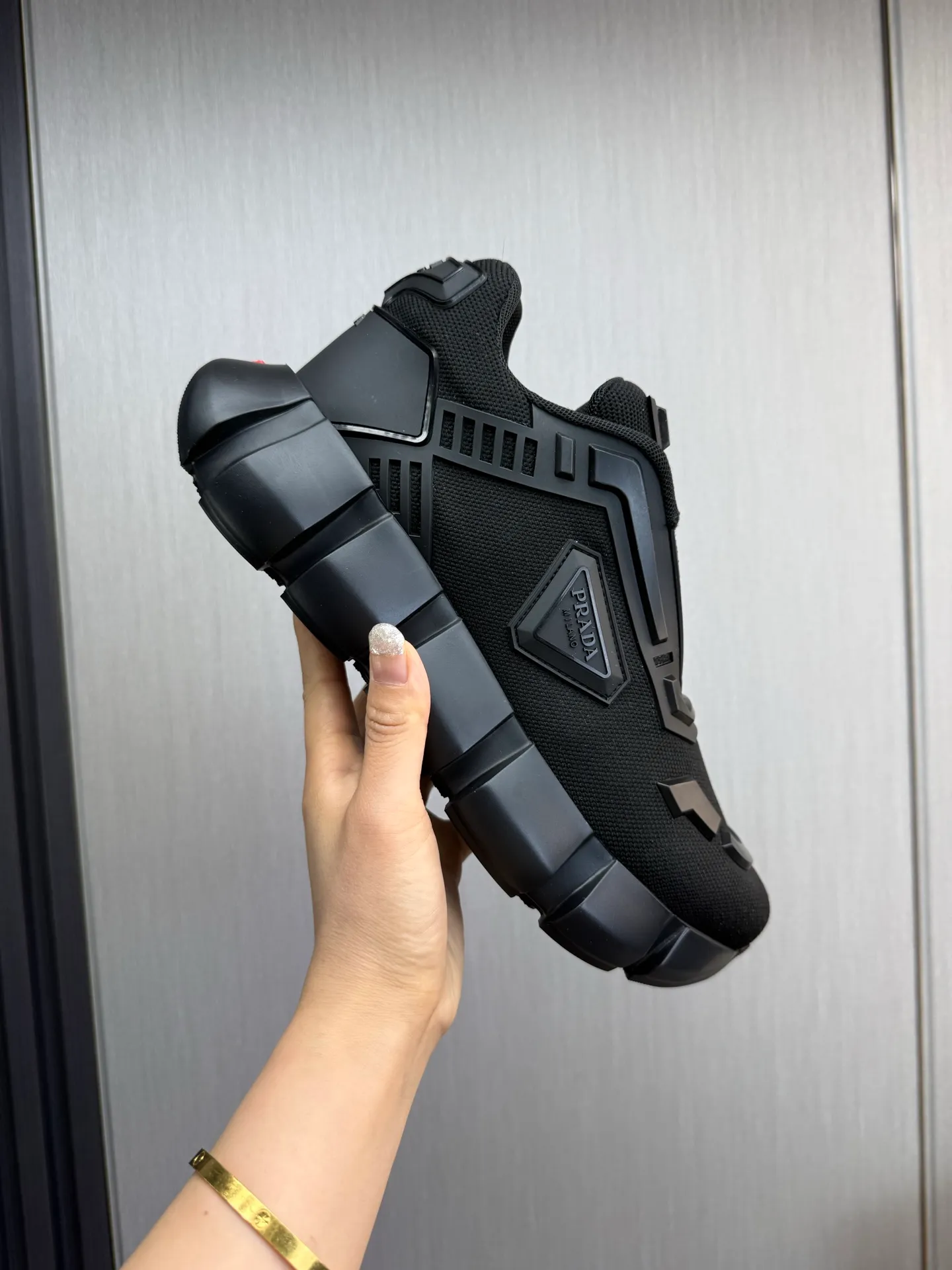Factory price 580💰 [PRADA] Men's shoes are popular in the counter, official website is synchronized, 1 high-quality shipment ✔️Original mesh + cowhide lining, 1🆚1 replica, original bottom, 38-45 (45 customized, non-refundable)